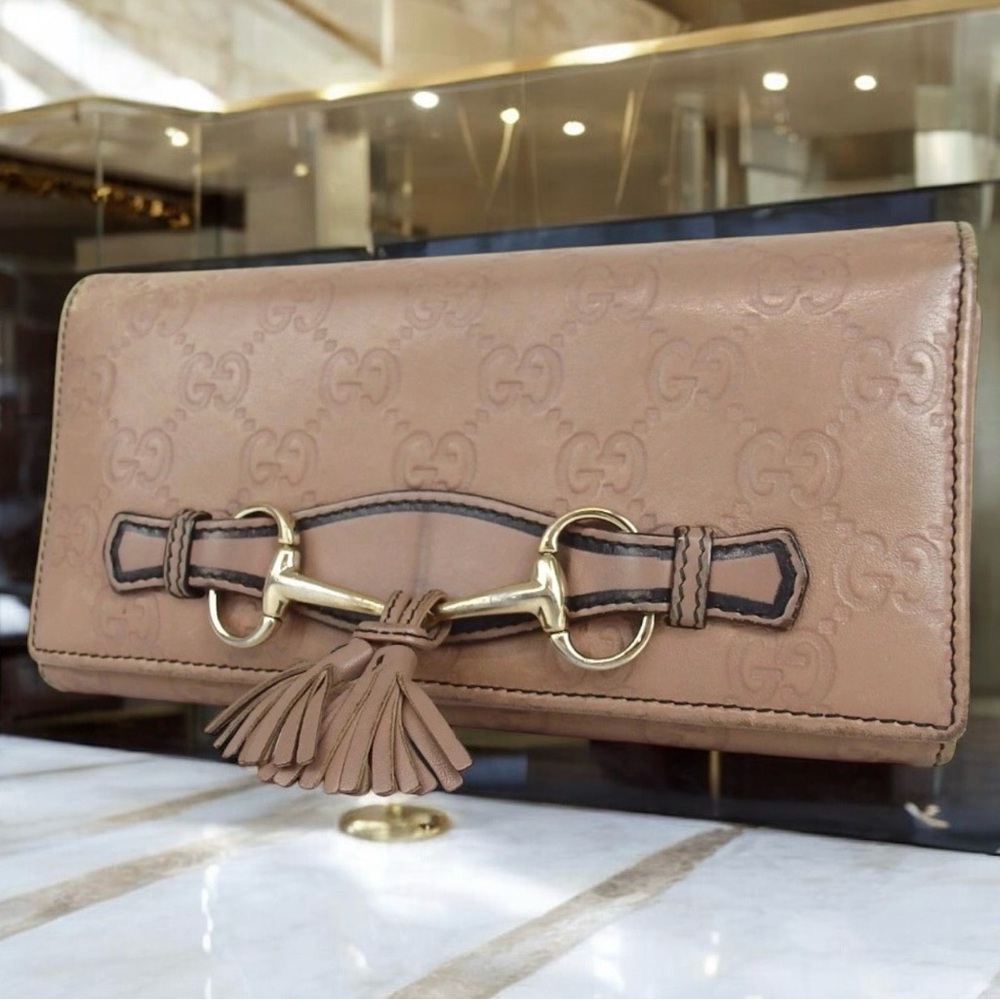 GUCCI Guccissima Leather Wallet on Chain π - Picture 12 of 16